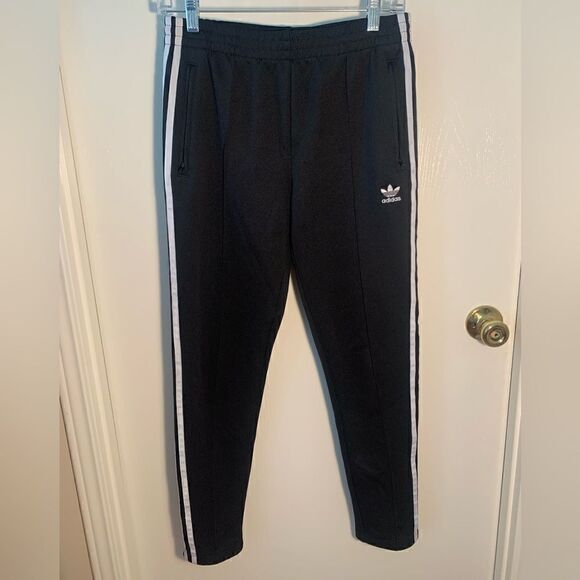 Adidas GUC black/white stripe track pants Size Small - Picture 1 of 7